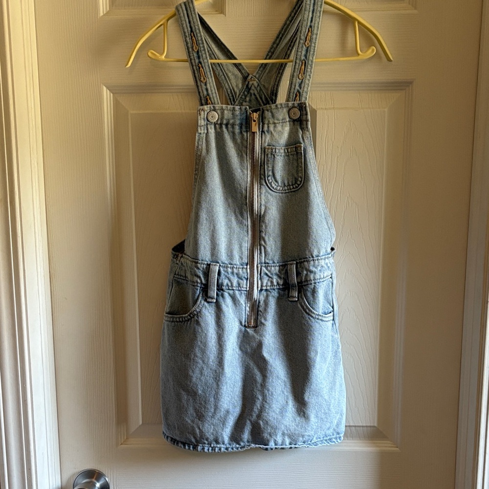 Old Navy Light Blue Denim Kids Dress